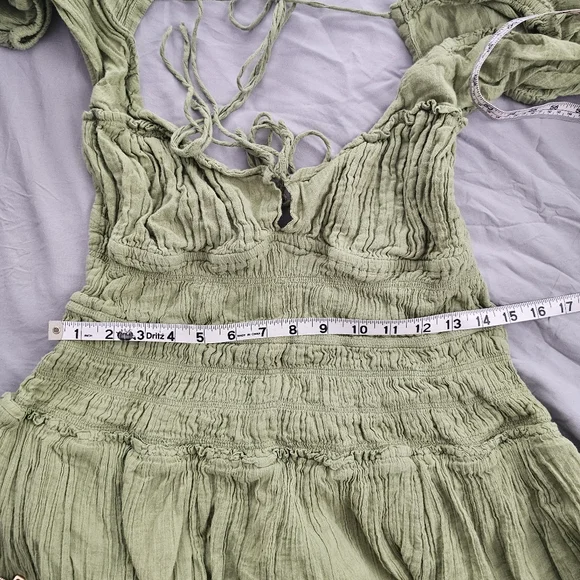Free People Green Ankle Length Dress - Picture 8 of 10